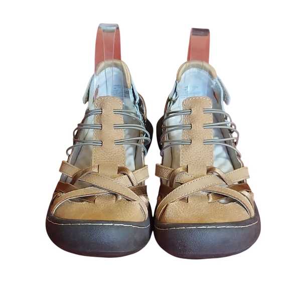 Jambu Tan and Brown Sandals with Strappy Design Slip On - Picture 2 of 16